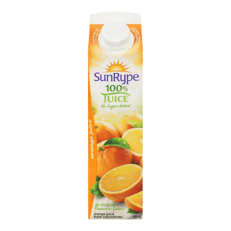 SunRype Orange Juice No Sugar Added - 900ml - Bringme