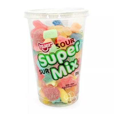 Huer Super Sour Gummy Mix Cup - 370g - Bringme