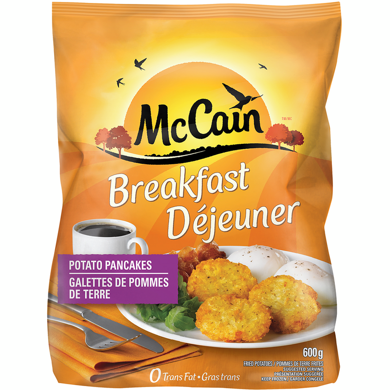 McCain Breakfast Potato Pancakes, 0 trans fat - 600g