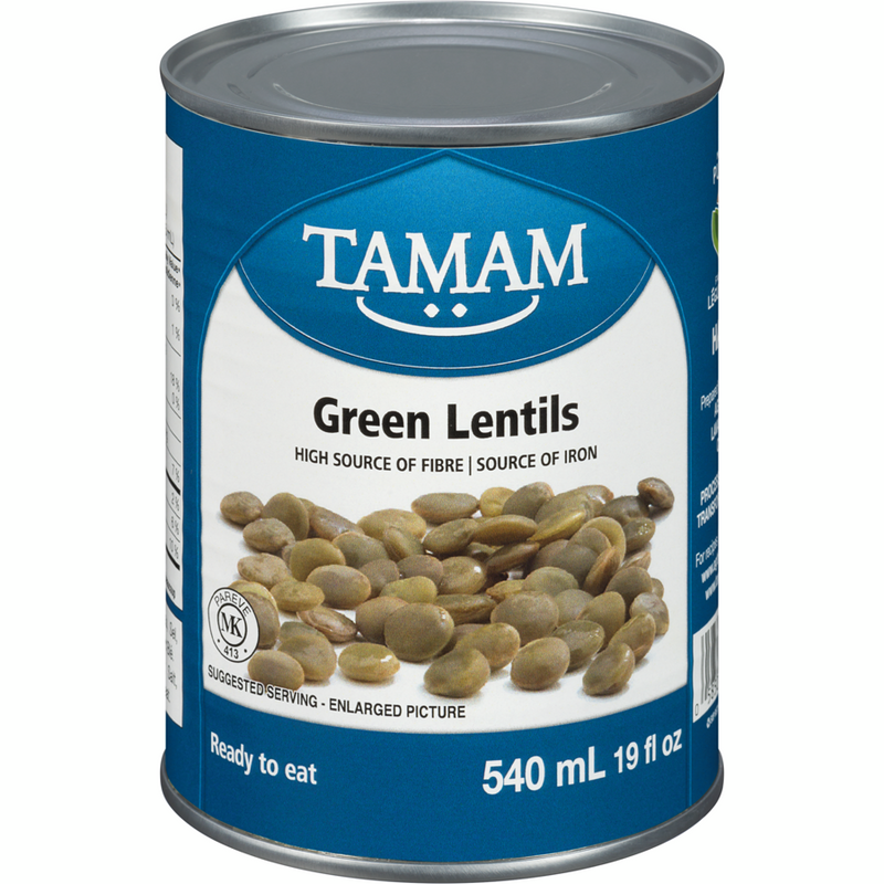 Tamam Green Lentils - 540ml