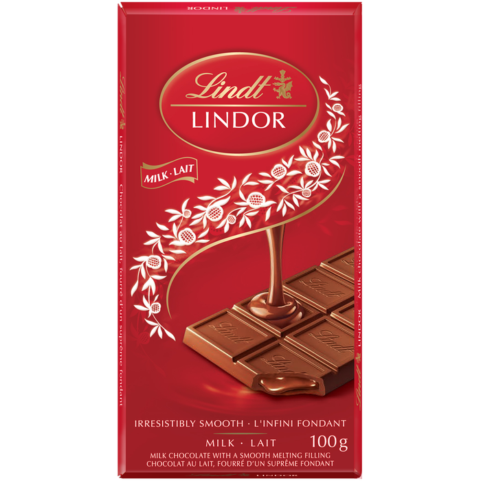 Lindt LINDOR Milk Chocolate- 100g - Bringme