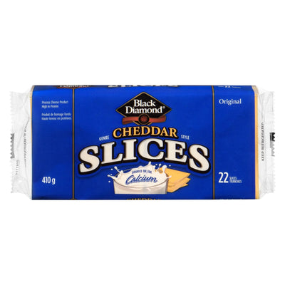 Black Diamond Cheddar Cheese Slices - 410g (22 Slices) - Bringme
