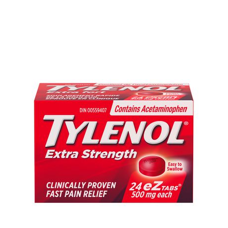 Tylenol Extra Strength - 500mg (24 EZ Tabs)