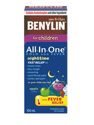 BENYLIN® For Children All‑In‑One® Cold and Fever Night Time - 100ml