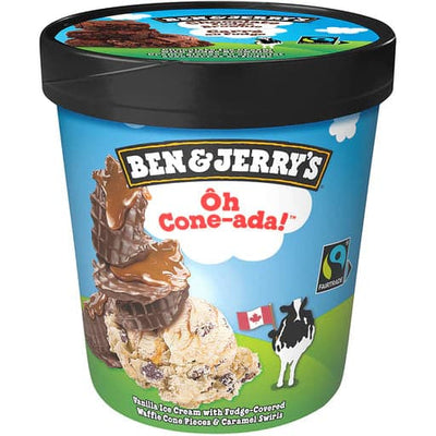 Ben & Jerry's Oh Cone-ada! Ice Cream - 473ml - Bringme