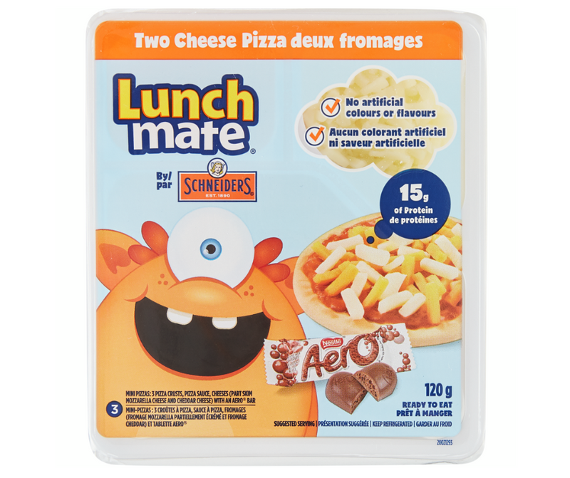Schneiders Lunch Mate Two Cheese Pizza Lunch Kit - 120 g