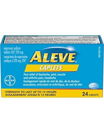 ALEVE Pain Relief Caplets, Up To 12-Hour - 24 Caplets - Bringme
