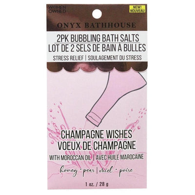 Bathhouse champagne wishes bubbling bath salts - 28 g - Bringme