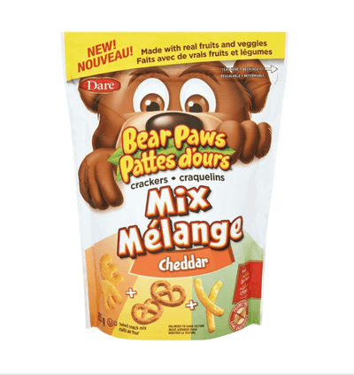 Bear Paws Crackers Mix Cheddar - 135g - Bringme