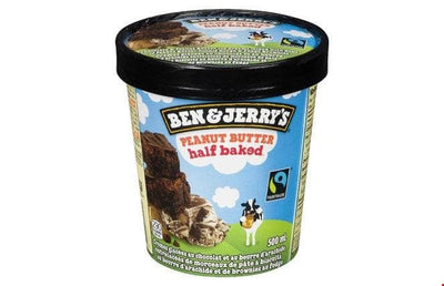 Ben & Jerry's Peanut Butter Half Baked Ice Cream - 473mlml - Bringme