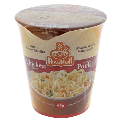 Bowlfull Instant Ramen Noodles- Chicken Flavour - 65g - Bringme
