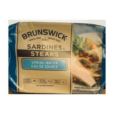 Brunswick Sardines Steaks -106g - Bringme