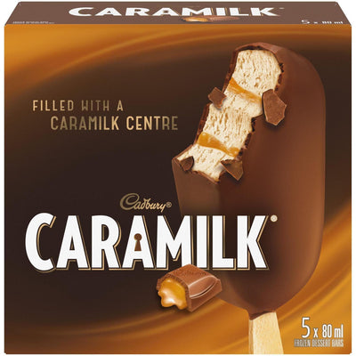 Cadbury Caramilk Frozen Dessert Bars - 5 x 80ml - Bringme