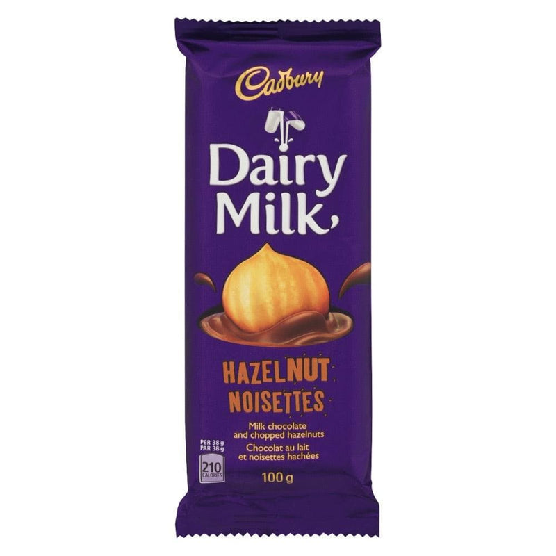 Cadbury Dairy Milk Hazelnut Chocolate Bar- 100g - Bringme