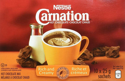 Carnation Hot Chocolate 25g - 10ct - Bringme