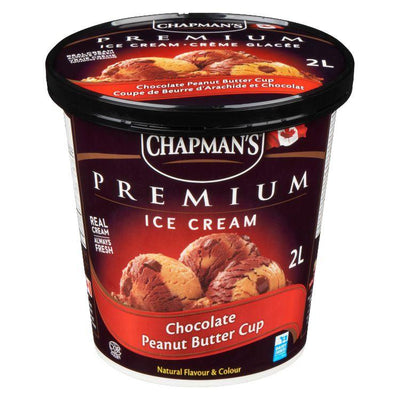 Chapman's Premium Chocolate Peanut Butter Cup Ice Cream - 2L - Bringme