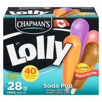 Chapman's Soda Pop Lolly - 28 Pack (28x500ml) - Bringme