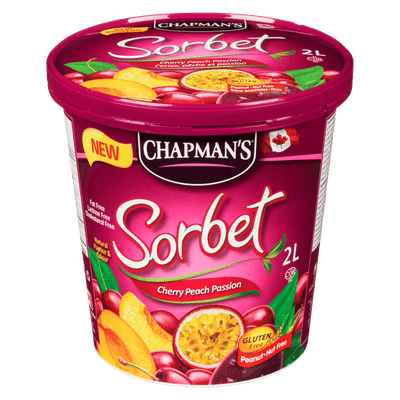 Chapman's Sorbet Cherry Peach Passion - 2L - Bringme