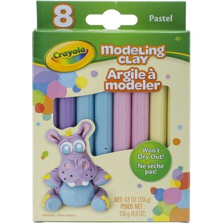 Crayola Modeling Clay .6Oz 8/Pkg-Pastel - Bringme