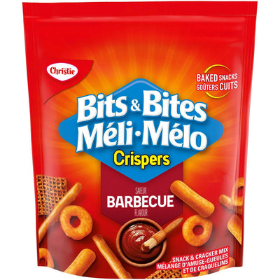 Crispers Bits & Bites Barbecue Flavour Snack & Cracker Mix- 145g - Bringme