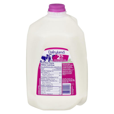Dairyland 2% Partly Skimmed Milk - 4L - Bringme