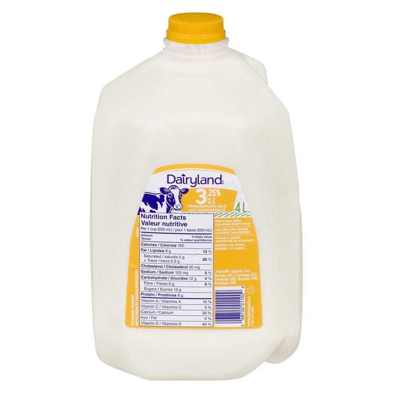 Dairyland 3.25% Milk - 4L - Bringme