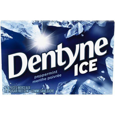 Dentyne Ice Peppermint, Sugar Free Gum - 1 Pack (12 Pieces) - Bringme