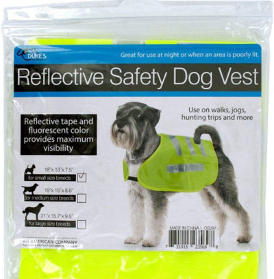 DUKES Reflective Dog Safety Jacket - Medium Size Breed - Bringme