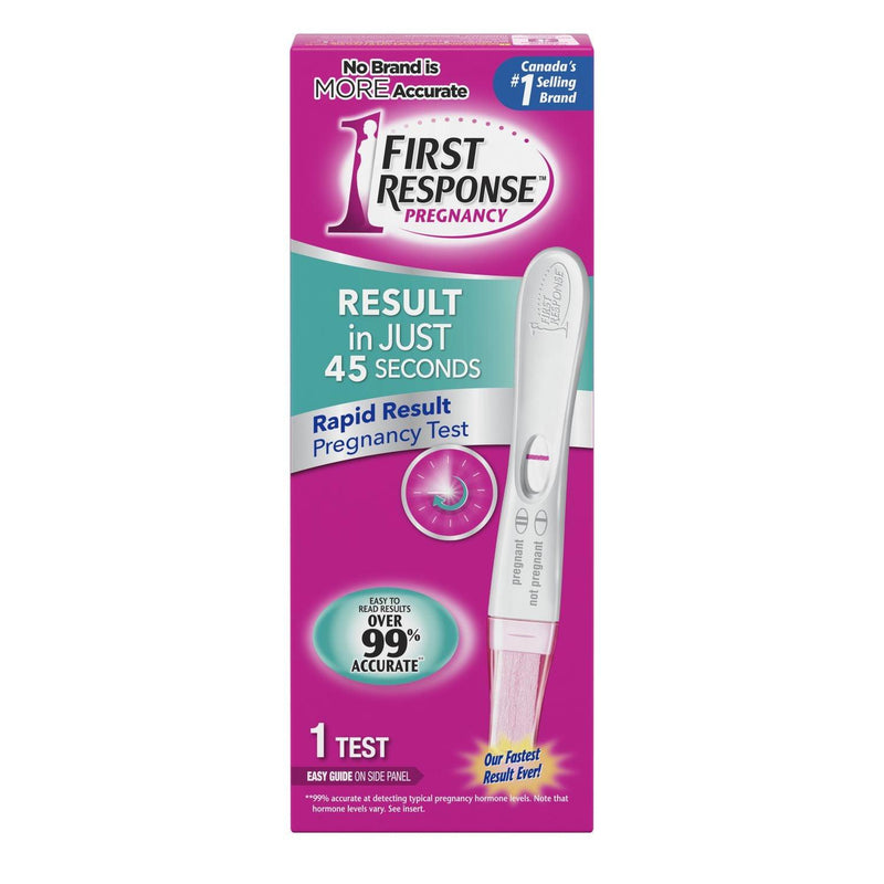 First Response PREGNANCY TEST Rapid Result - Just in 45 seconds - 1 Test - Bringme
