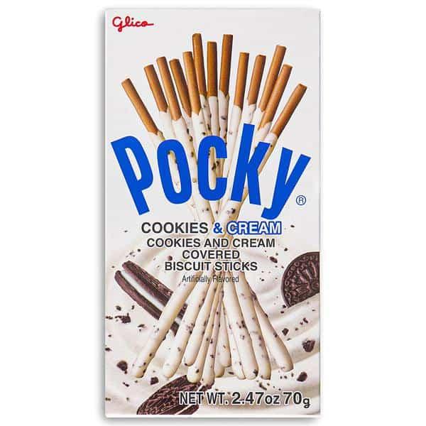 Glico Pocky Cookies & Cream Biscuit Sticks - 70g - Bringme