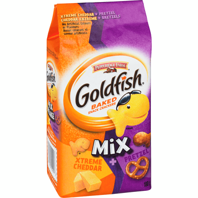 Goldfish Cracker Mix Xtreme Cheddar - 180g - Bringme