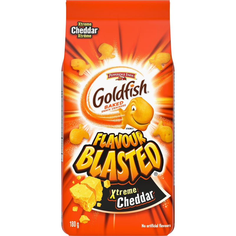 Goldfish Flavour Blasted Xtreme Cheddar Crackers - 180g - Bringme