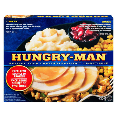 Hungry-Man Turkey Dinner Meal - 455g - Bringme