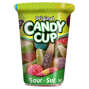 Huer Sour Candy Cups - 165g - Bringme