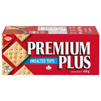 Premium Plus UnSalted Tops Crackers - 450g - Bringme