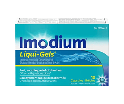 Imodium Diarrhea Relief, Liqui-Gels - 12 Capsules - Bringme