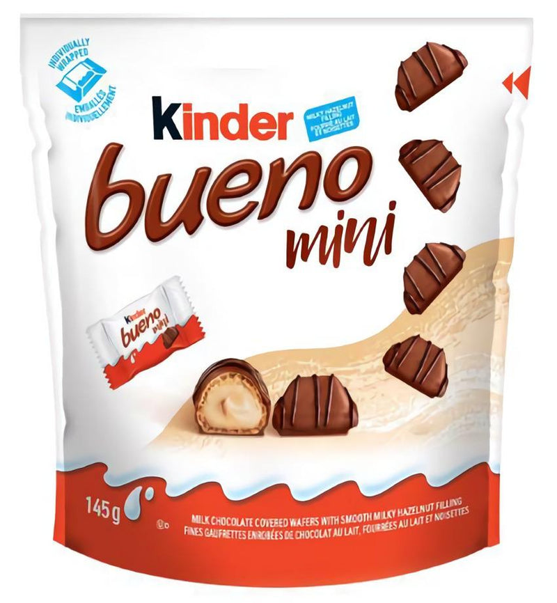 Kinder Bueno Mini Chocolate & Hazelnut Cream Candy Bars - 145g - Bringme