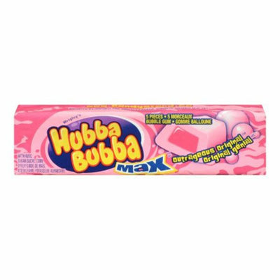 HUBBA BUBBA, Outrageous Original Flavoured Bubble Gum - 5 Piece pack - Bringme
