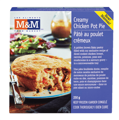 M&M Creamy Chicken Pot Pie - 250g - Bringme