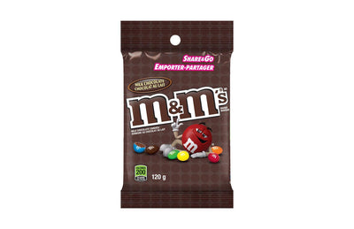 M&M's Milk Chocolate Candies, Bag -120g - Bringme