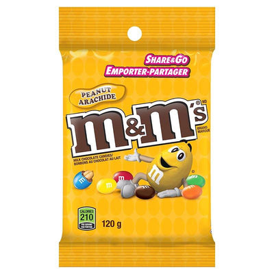 M&M's Peanut Candies- 120g - Bringme