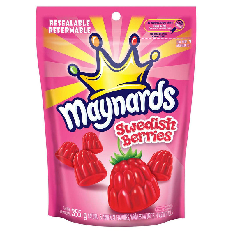 Maynards Swedish Berries Gummy Candy - 355g - Bringme