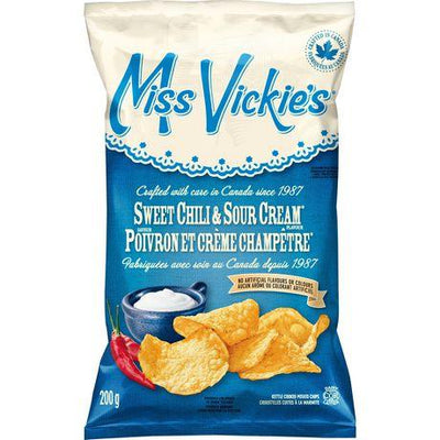 Miss Vickie's Sweet Chili & Sour Cream Kettle Cooked Potato Chips - 200g - Bringme