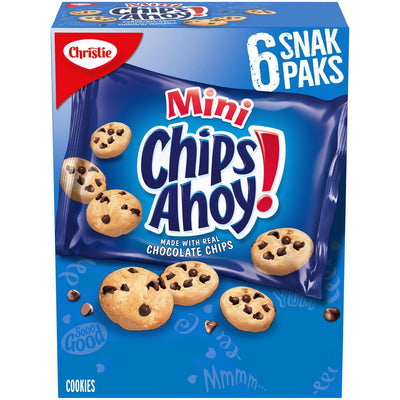 Mr. Christie Snak Paks Mini Chips Ahoy! Cookies 180G - Bringme