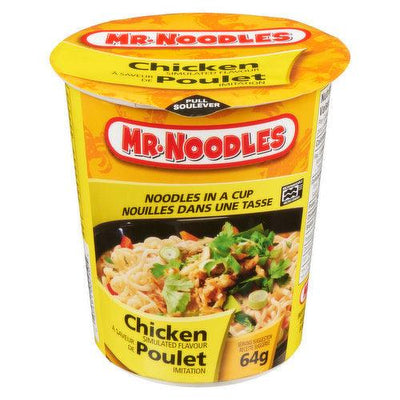 Mr. Noodles - Chicken Noodles in a Cup - 64g - Bringme