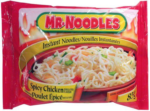 Mr. Noodles Spicy Chicken Flavour Instant Noodles - 85g - Bringme