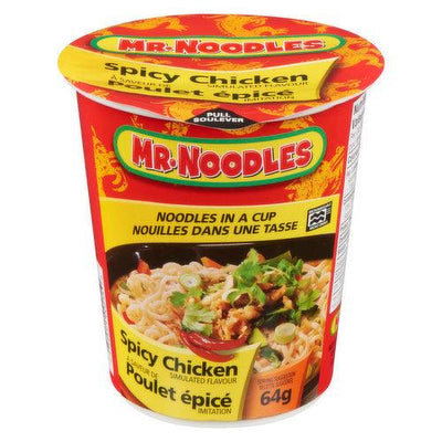 Mr. Noodles - Spicy Chicken Noodles in a Cup - 64 Gram - Bringme