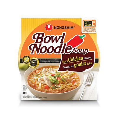 Nongshim Spicy Chicken Bowl Noodle Soup - 86g - Bringme