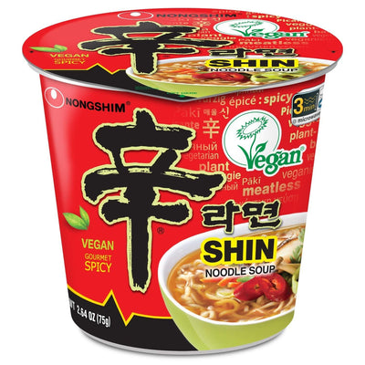 Nongshim Vegan Noodles Soup Cup - 75g - Bringme