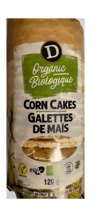 Organic CORN CAKES - 120g - Bringme